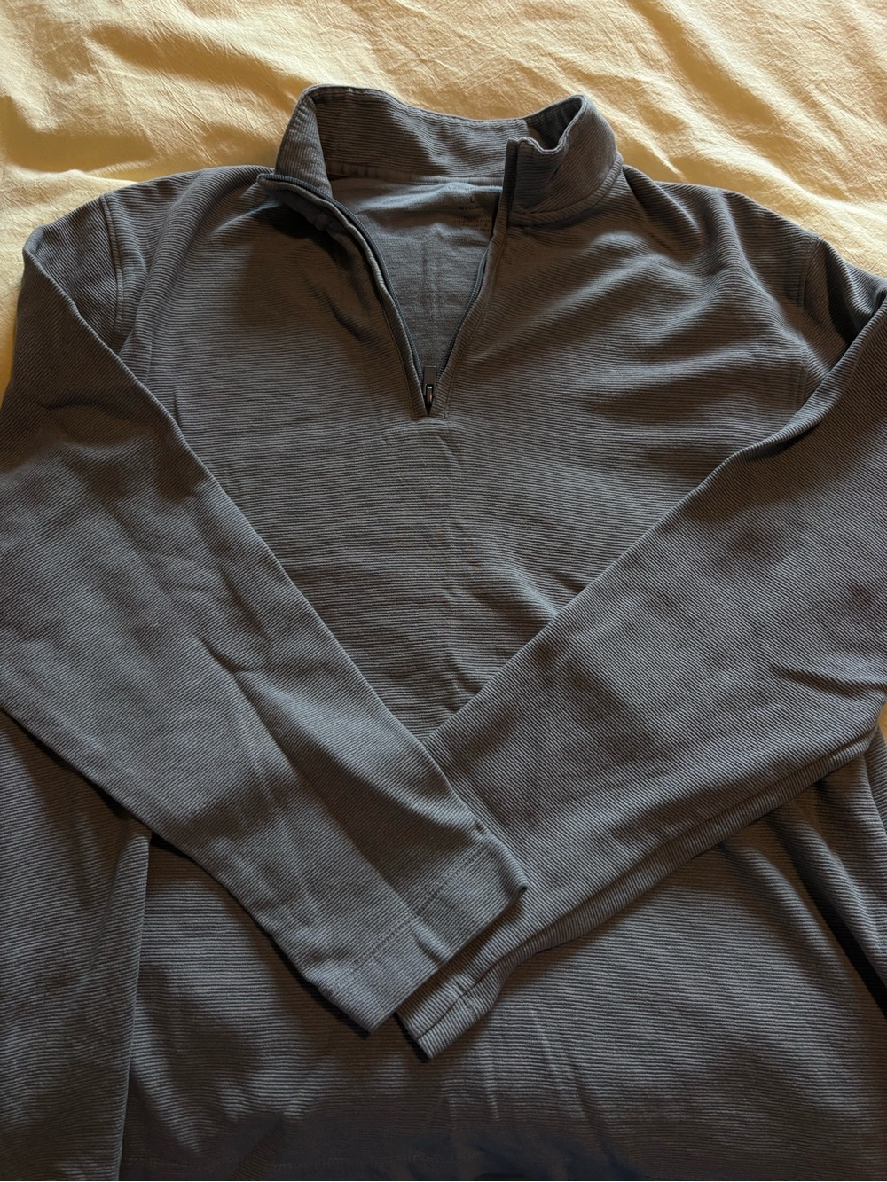 Van Heusen Men's Charcoal Half-Zip Sweater